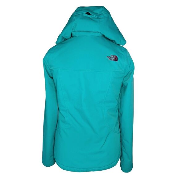 The North Face Apex Elevation Jacket XS * Green Purple Removable Hood Coat TNF - Picture 5 of 13